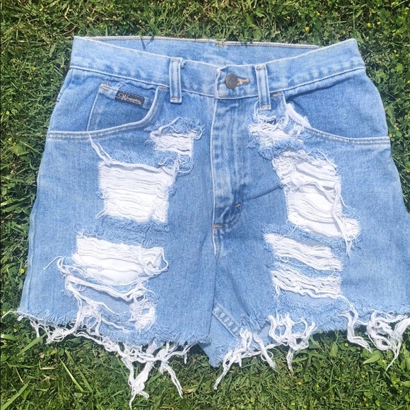 Wrangler Pants - Vintage Wrangler denim shorts